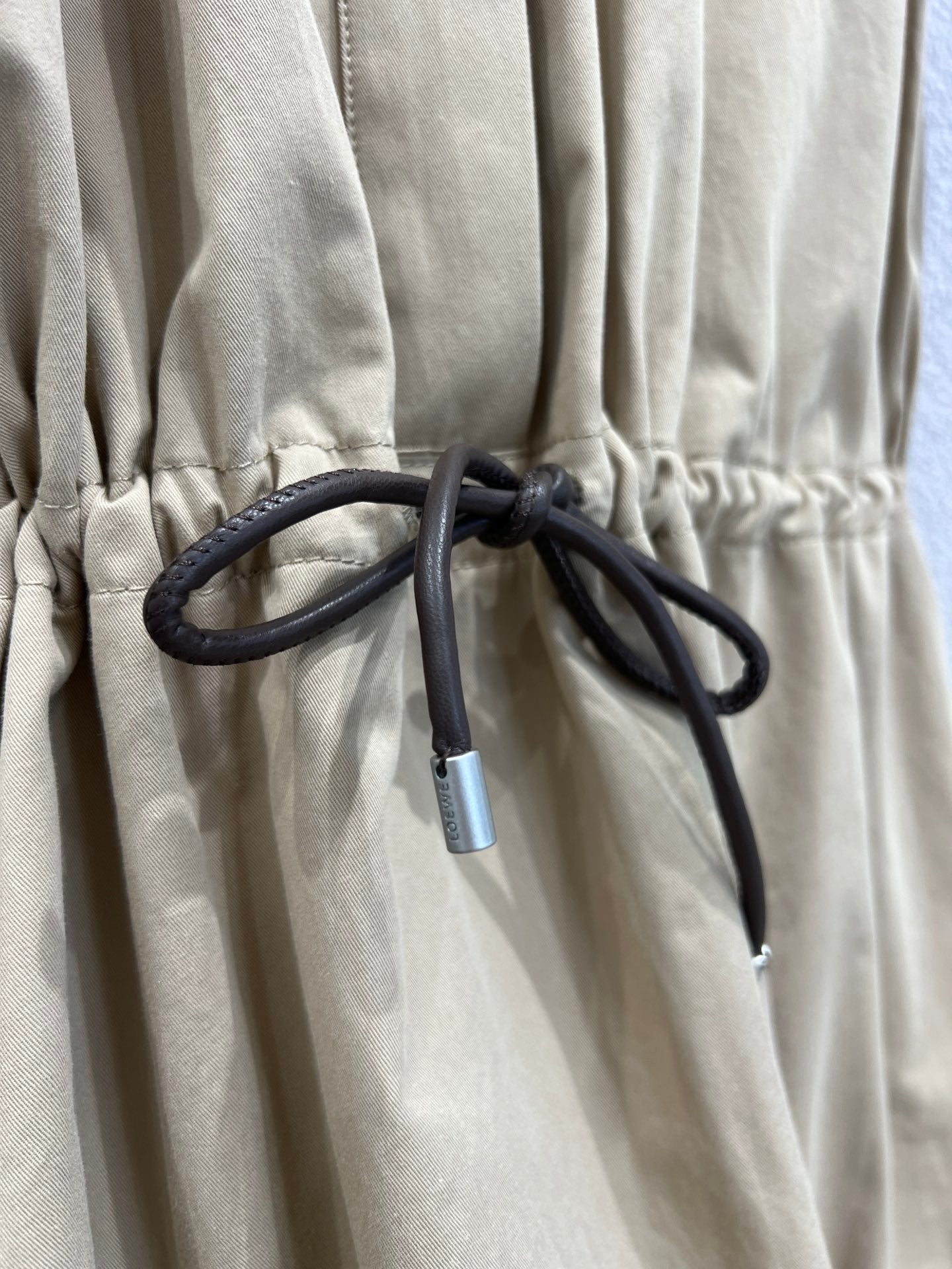 Loe 25ss drawstring dress