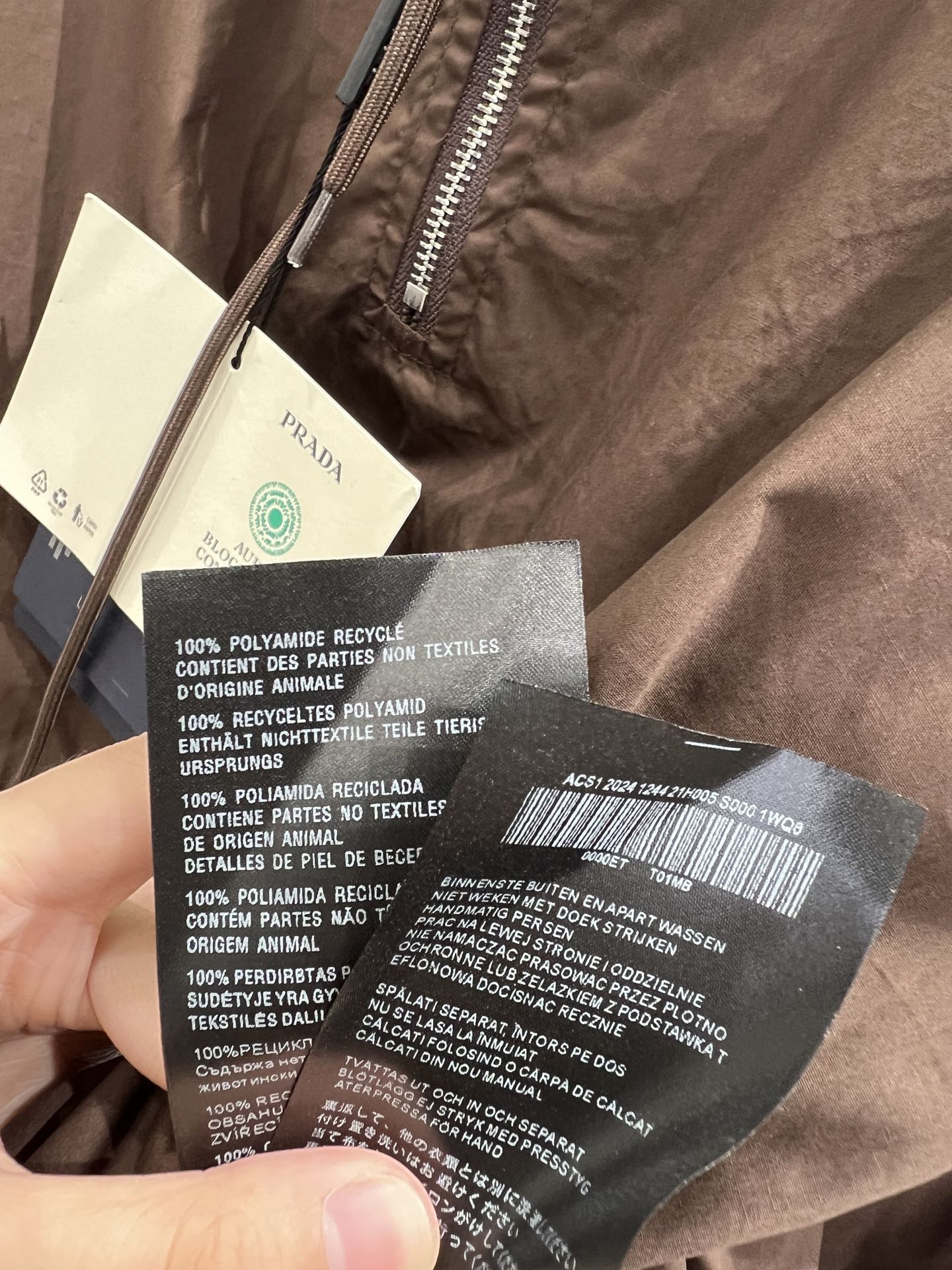 Pra 25fw drawstring Jacket