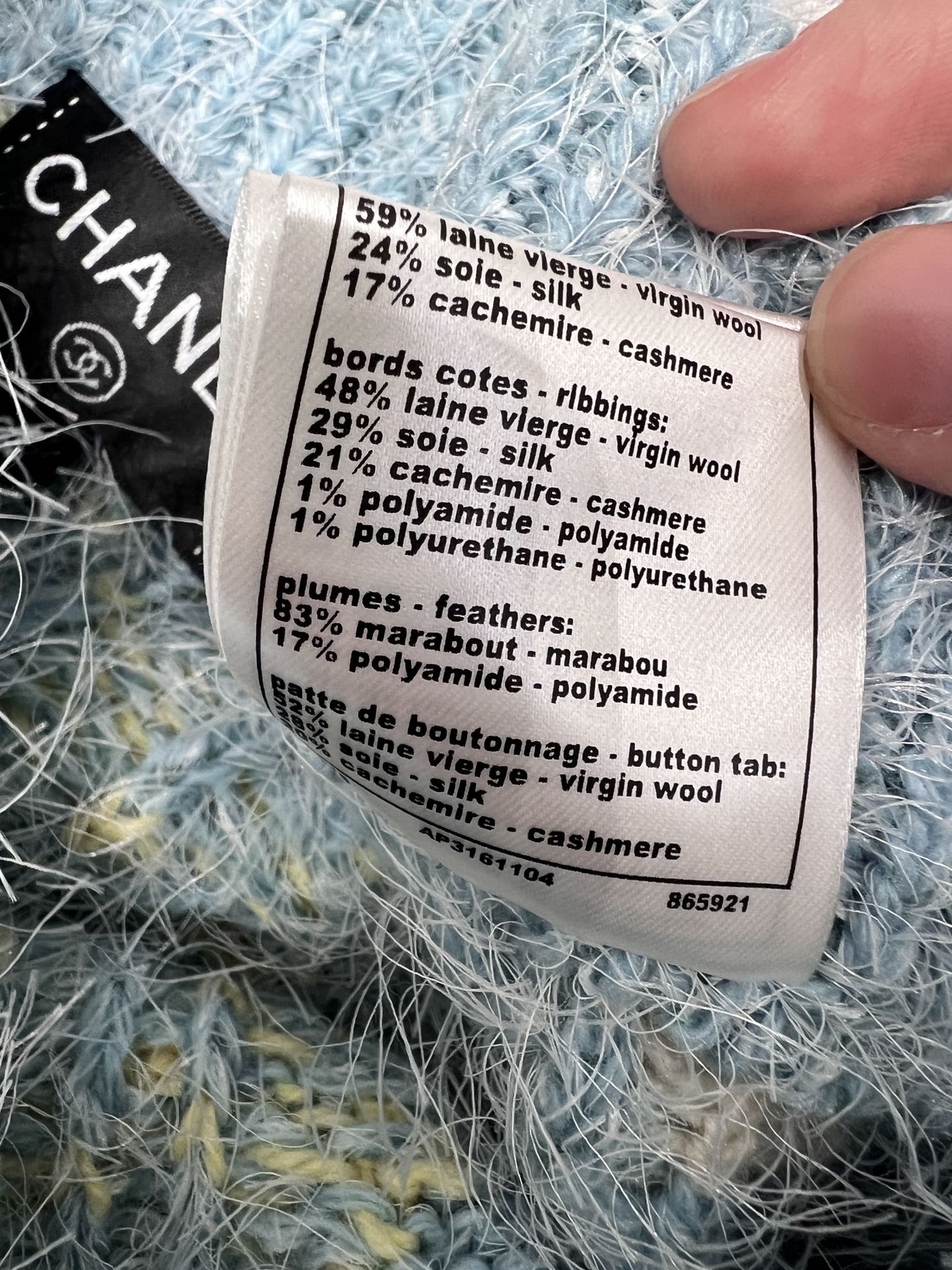 Chan 25fw Colorful Knit skirt