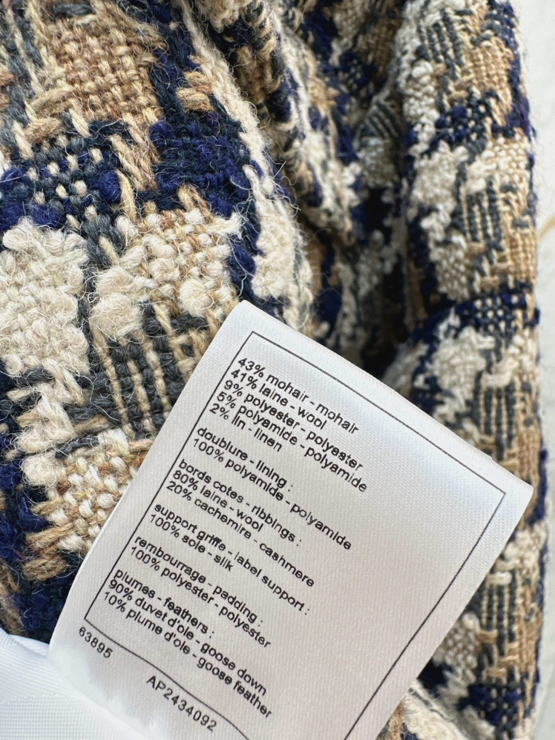 Chan 25fw woven down jacket