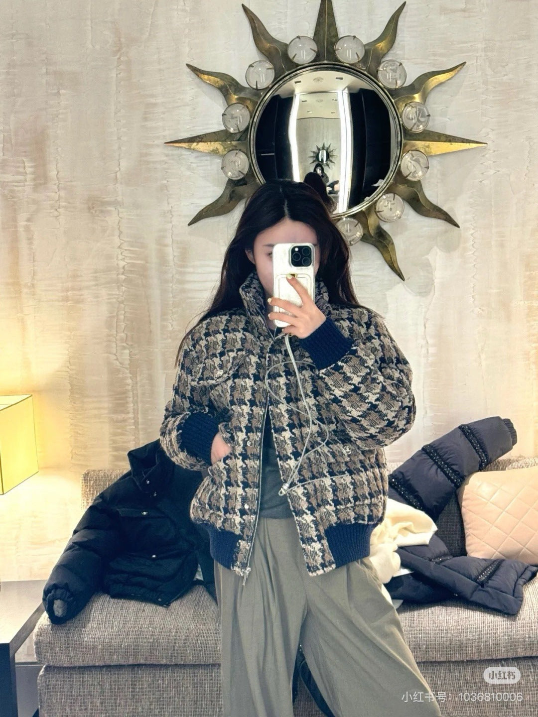 Chan 25fw woven down jacket