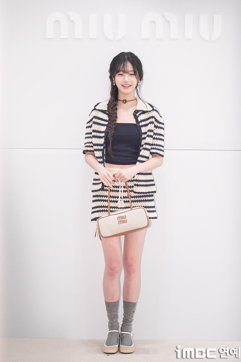 Miu 25fw knitted short