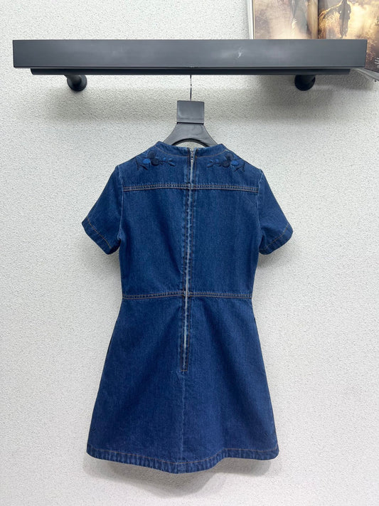 Guc 25ss embroidered dress