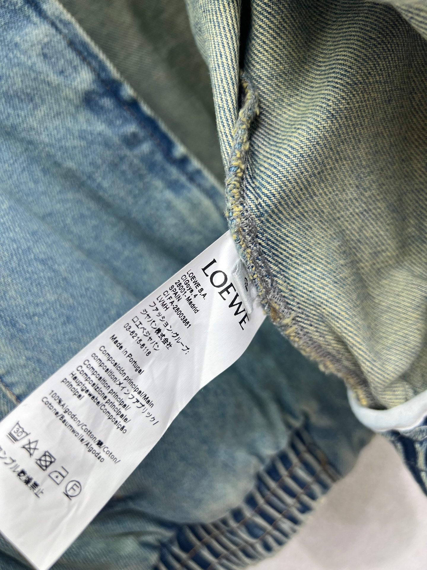 Loe 25fw leather collar jacket