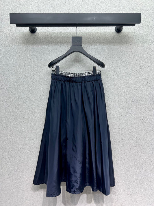 miu 25ss zipper skirt
