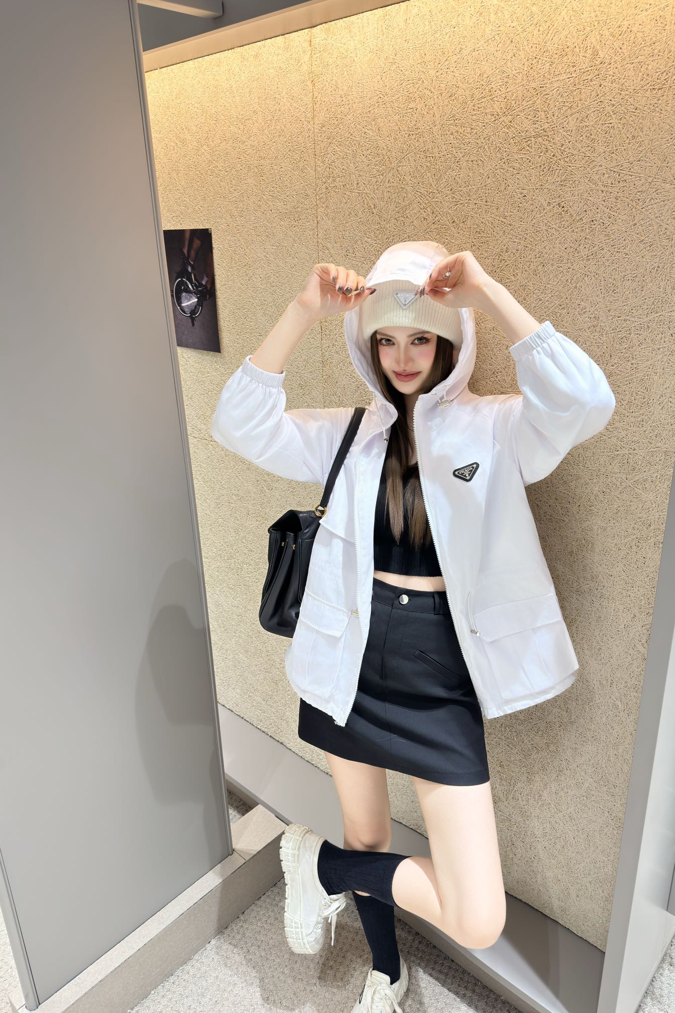 Pra 25fw hooded jacket
