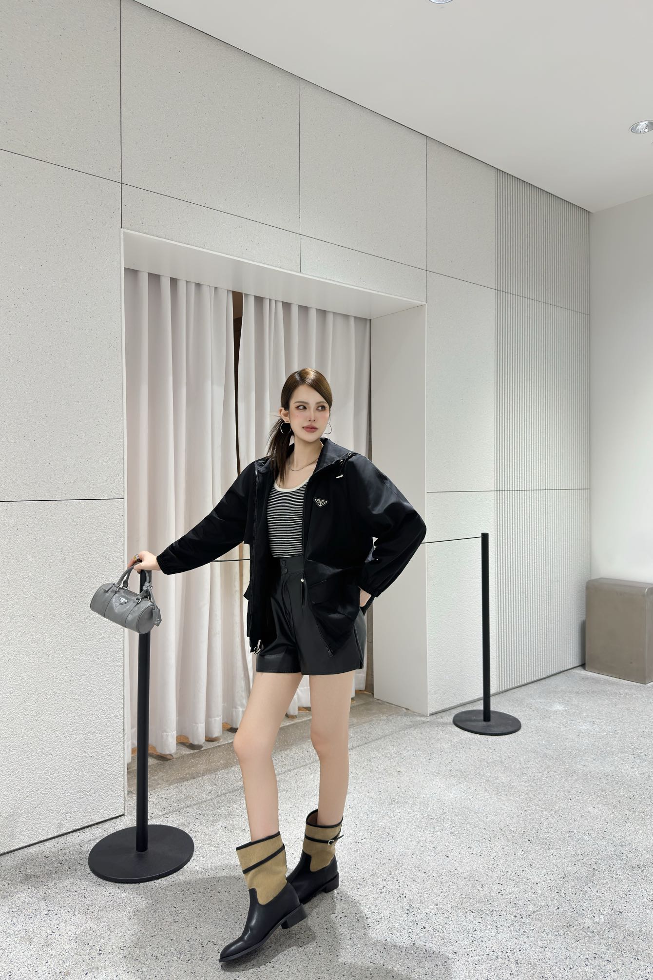 Pra 25fw hooded jacket