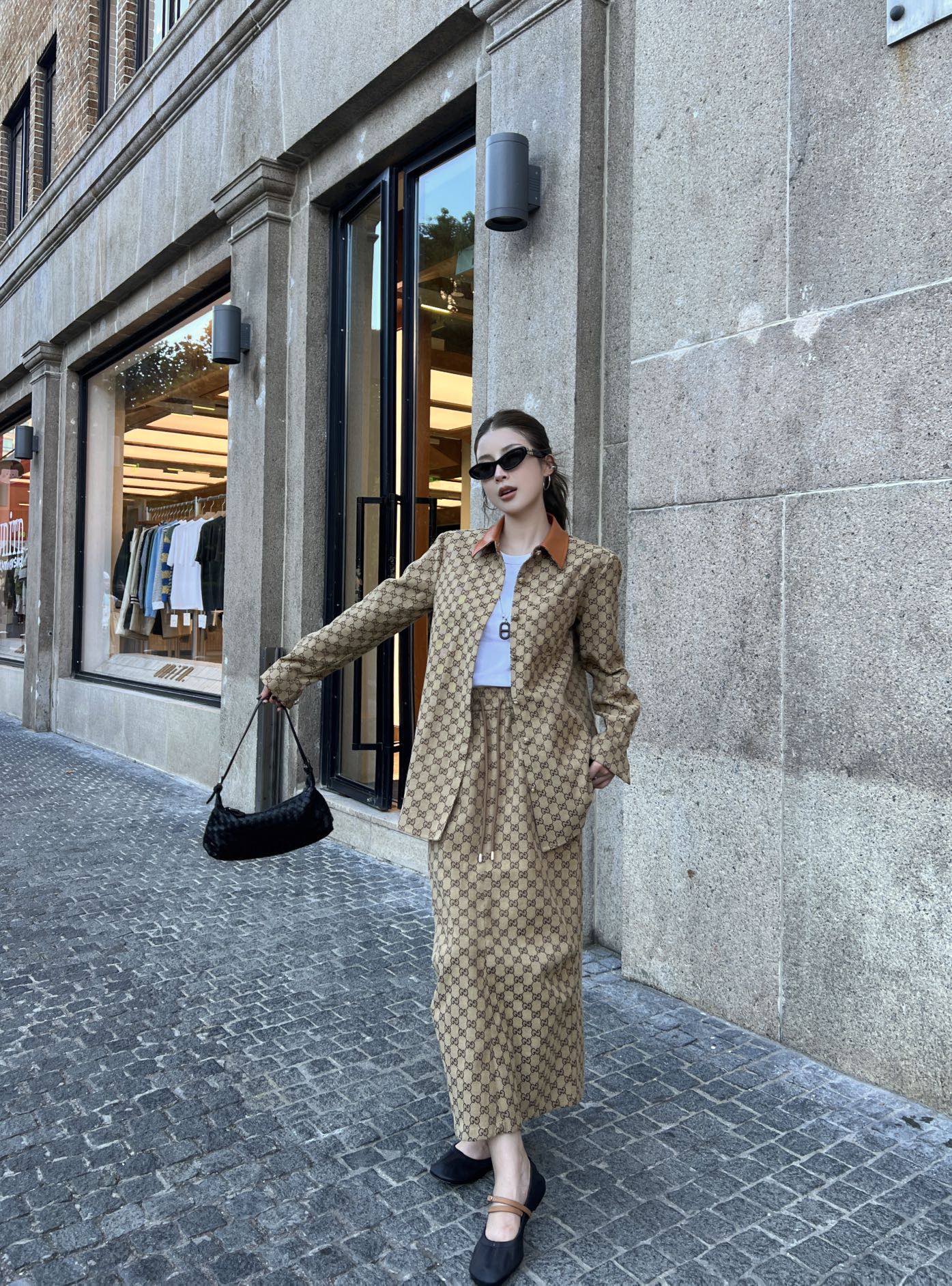 Guc 25fw jacquard jacket
