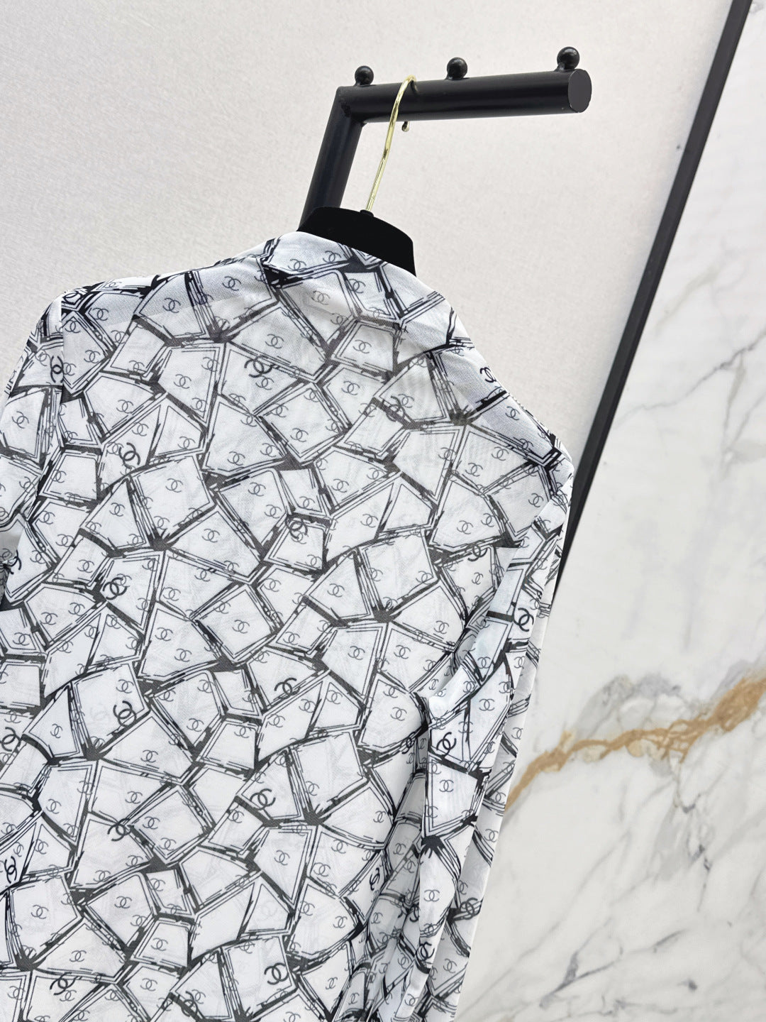 Chan 25fw printed shirt