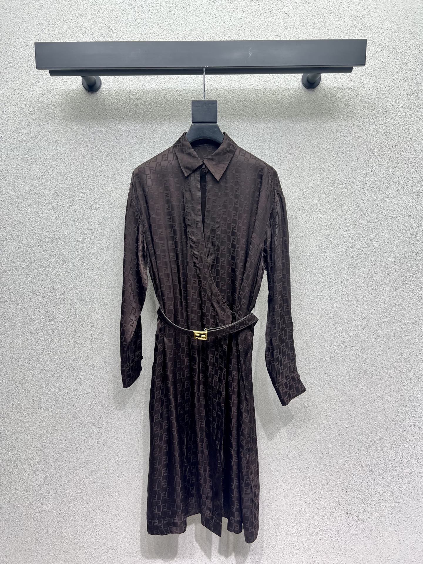 Fend 25fw jacquard dress