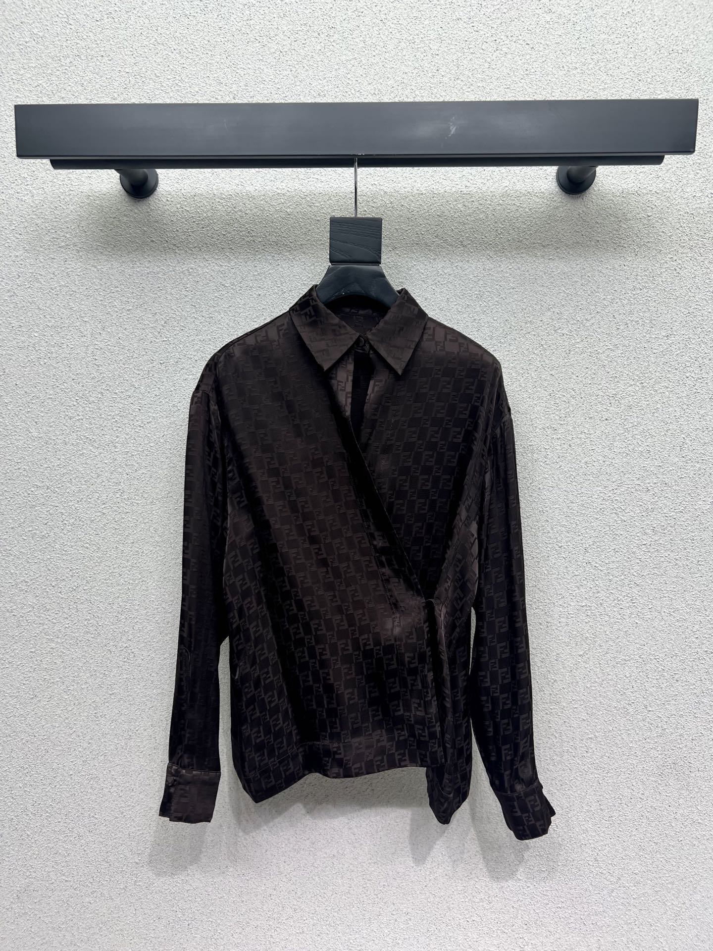 Fend 25fw jacquard shirt