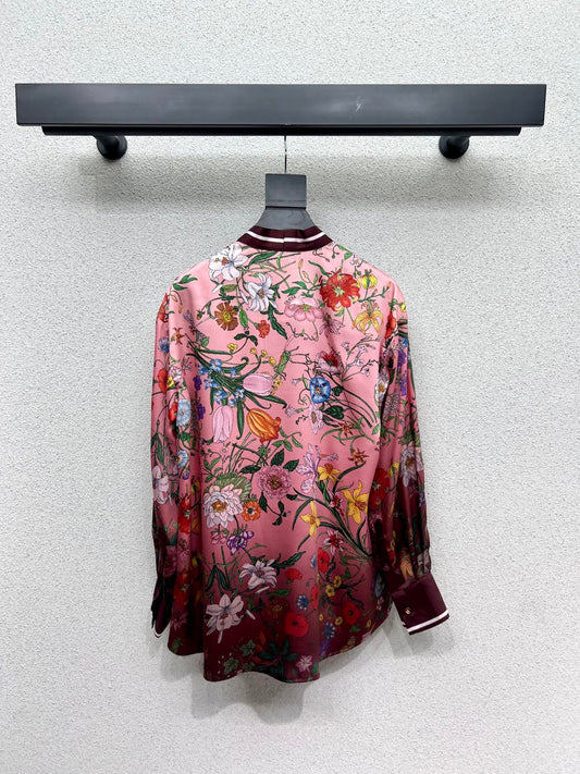 Guc 25fw printed Buttons Shirt