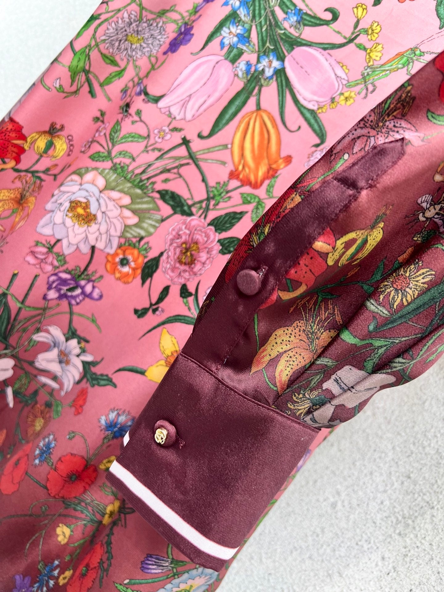 Guc 25fw printed Buttons Shirt