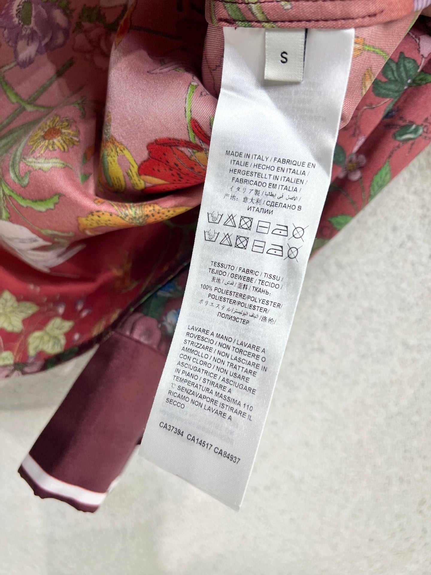 Guc 25fw printed Buttons Shirt