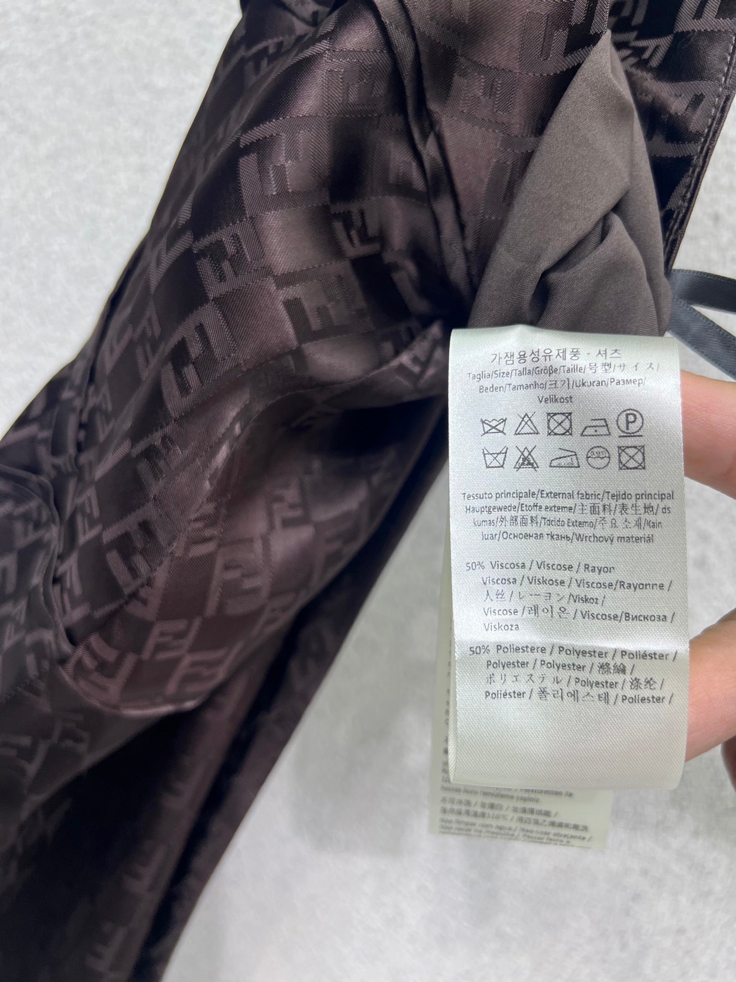 Fend 25fw jacquare skirt