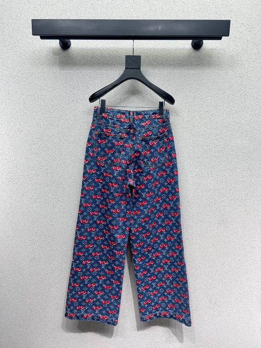 louis 25fw jacquard Jeans