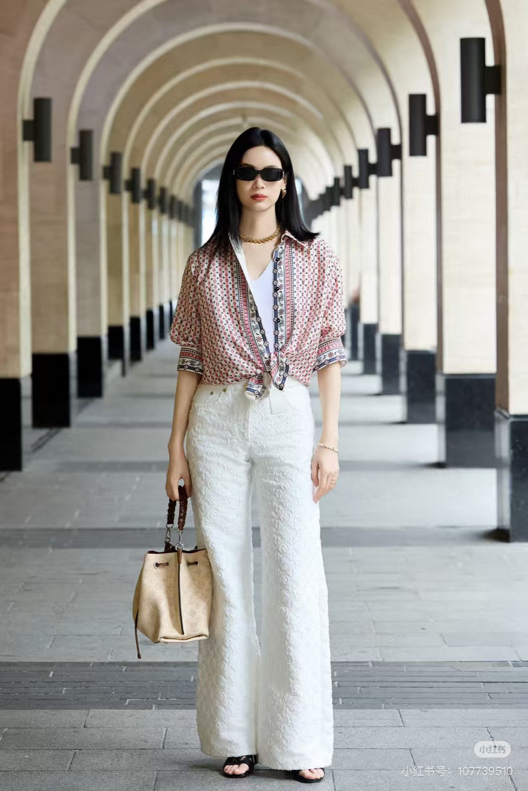 Louis 25fw jacquard jeans