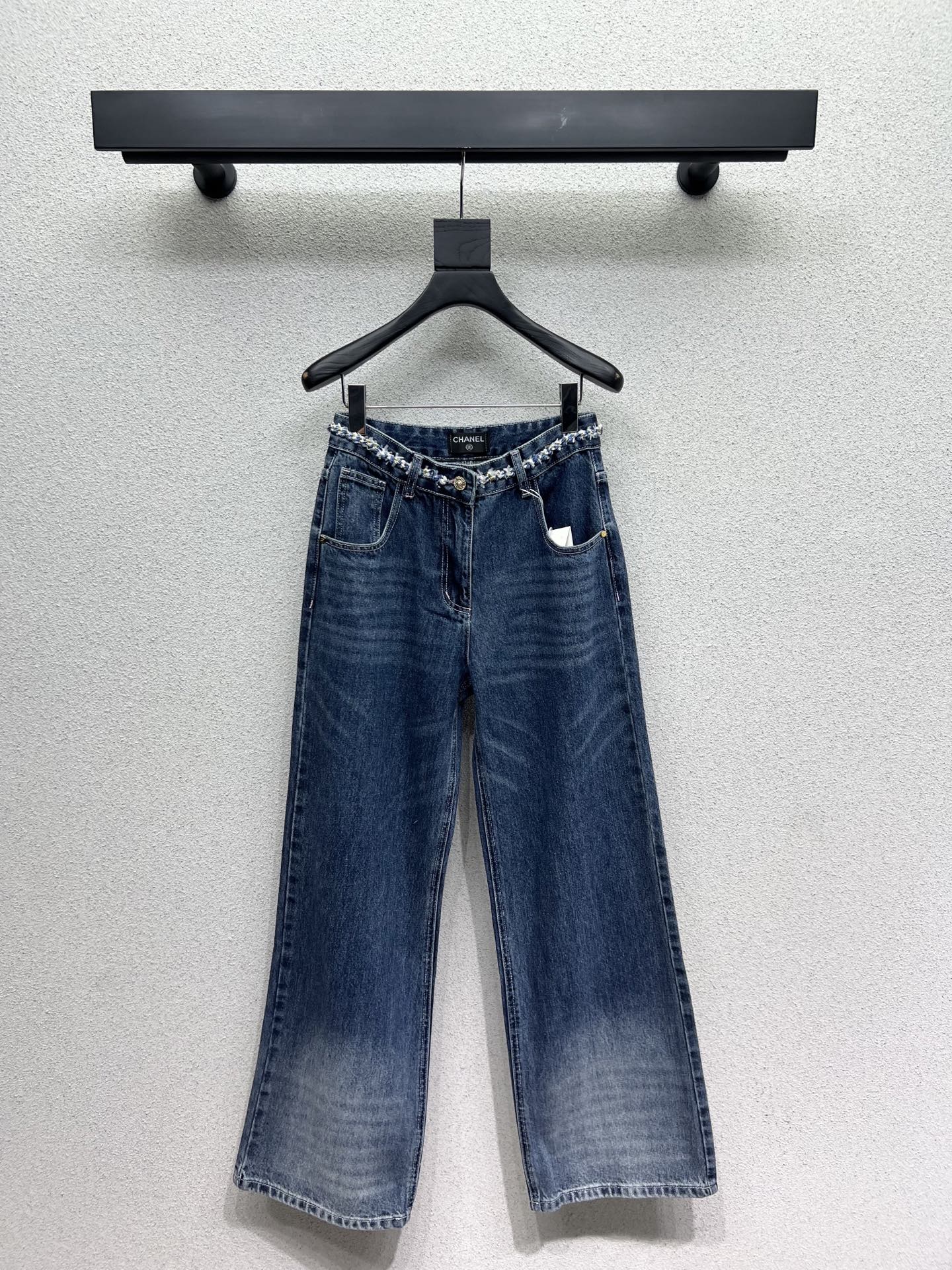 Chan 25fw printed jeans