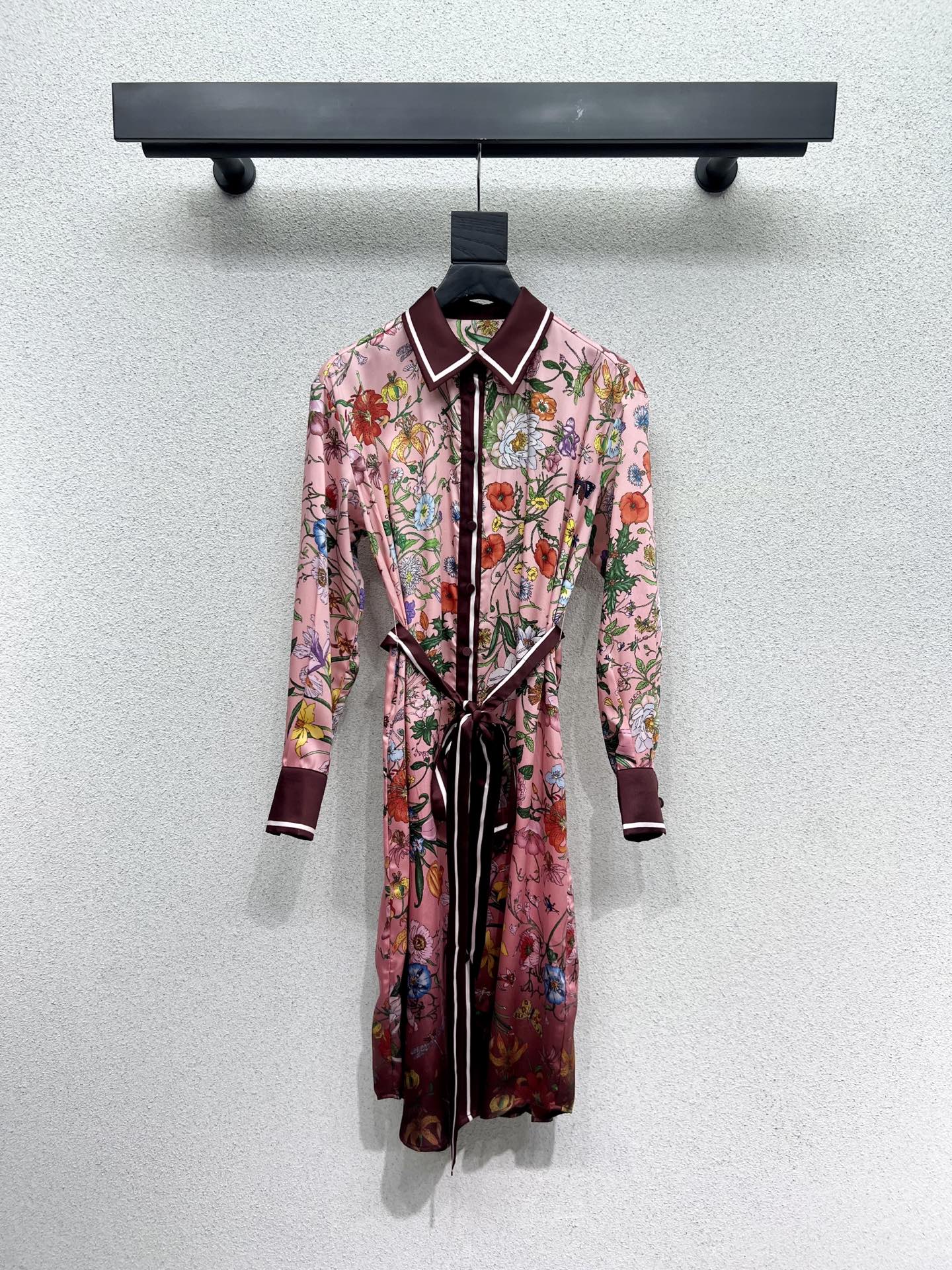 Guc 25fw printed dress