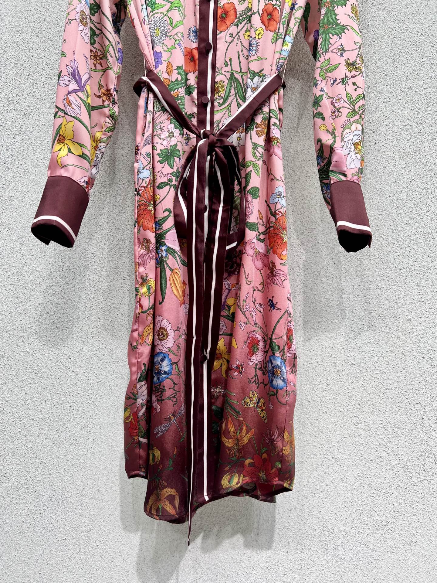 Guc 25fw printed dress