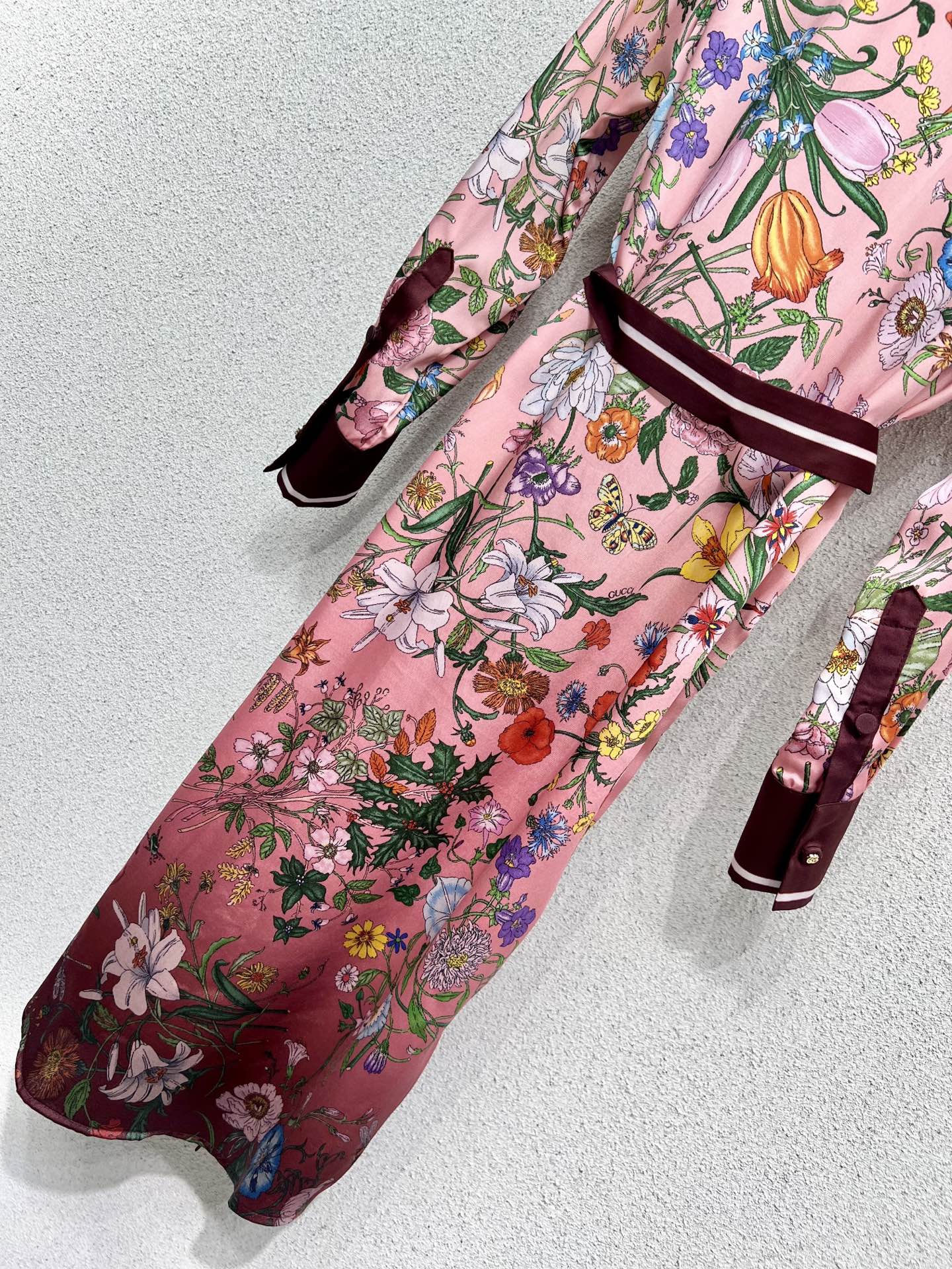 Guc 25fw printed dress