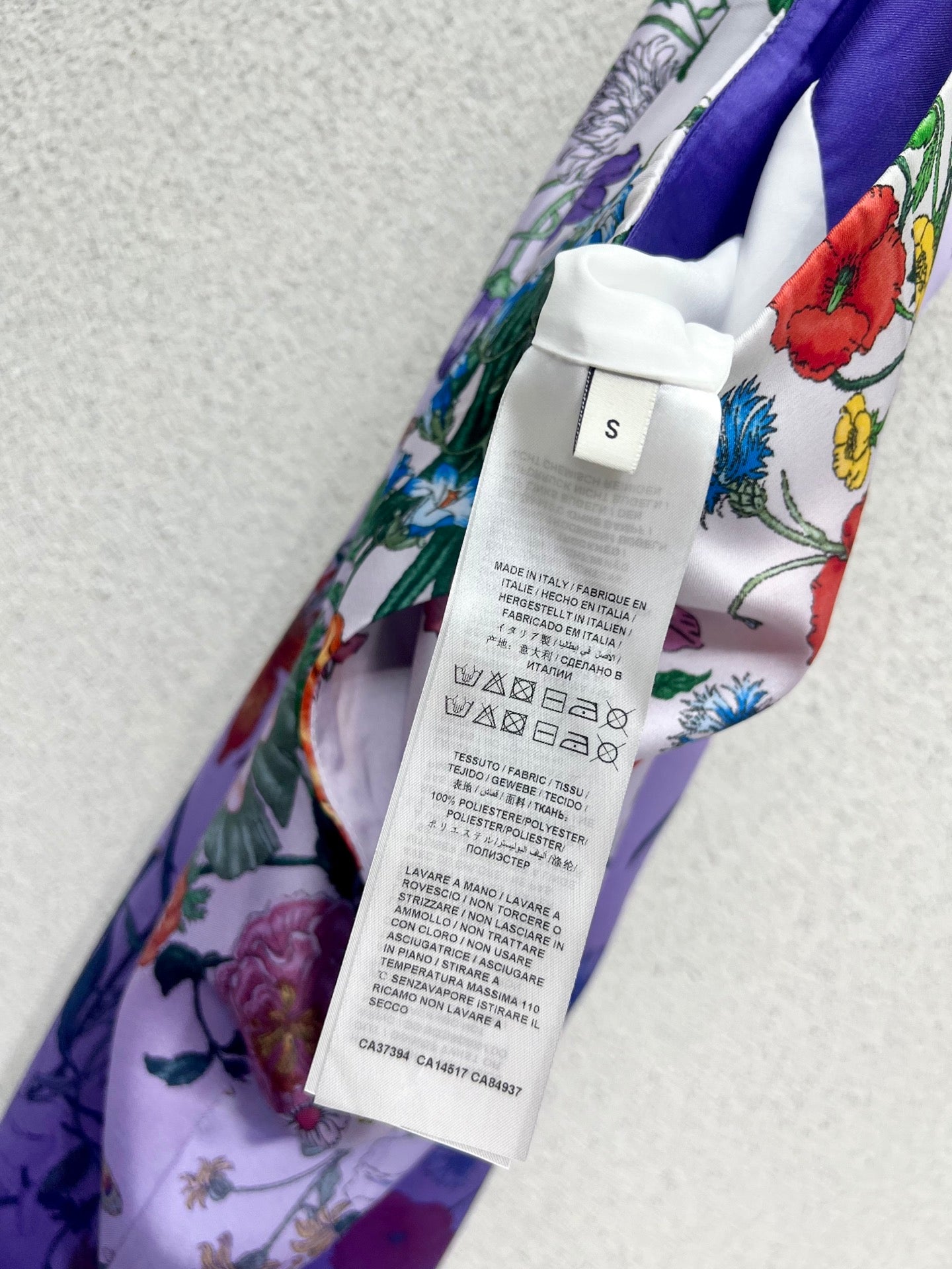 Guc 25fw printed skirt