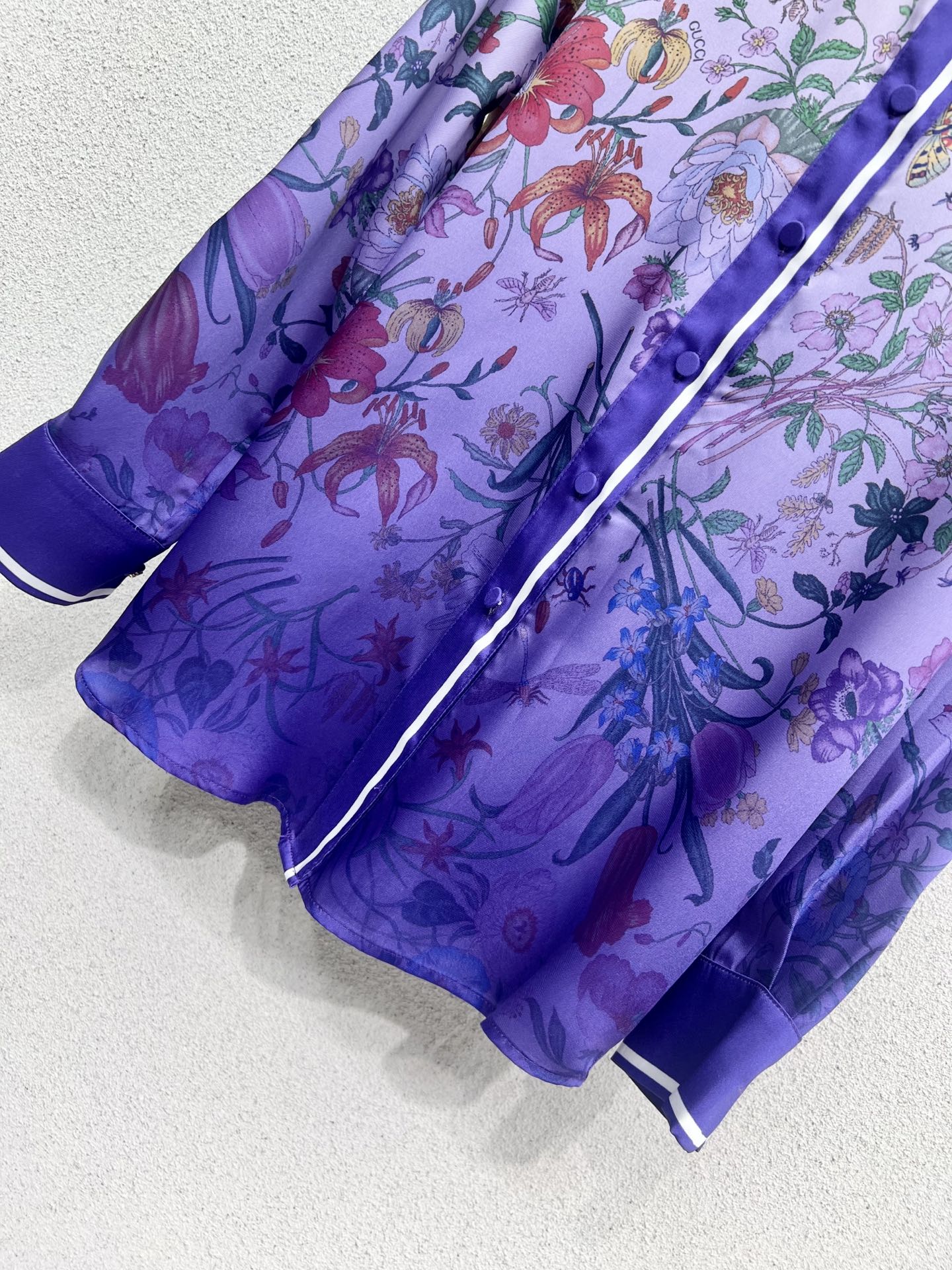 Guc 25fw printed Buttons Shirt