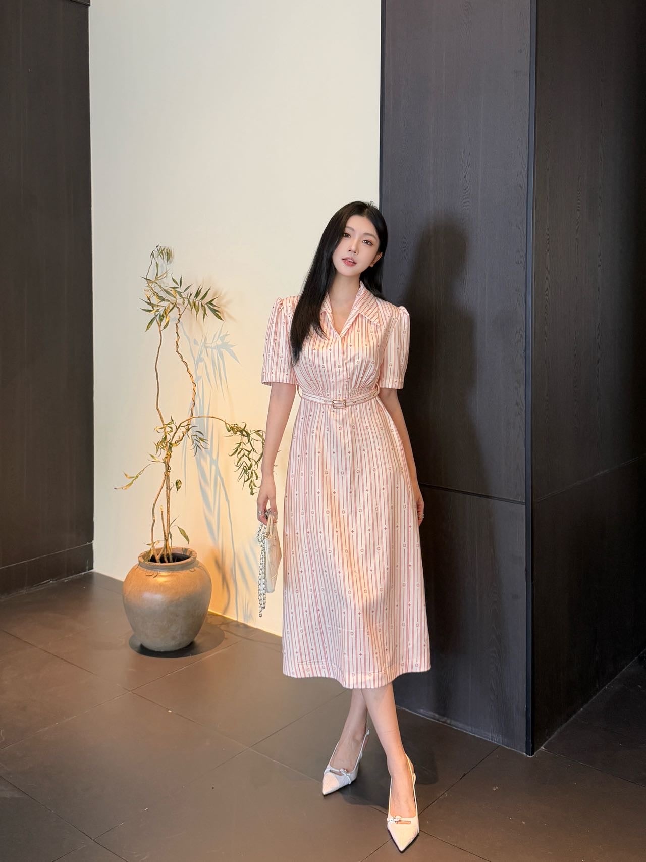 1ouis 25fw printed dress