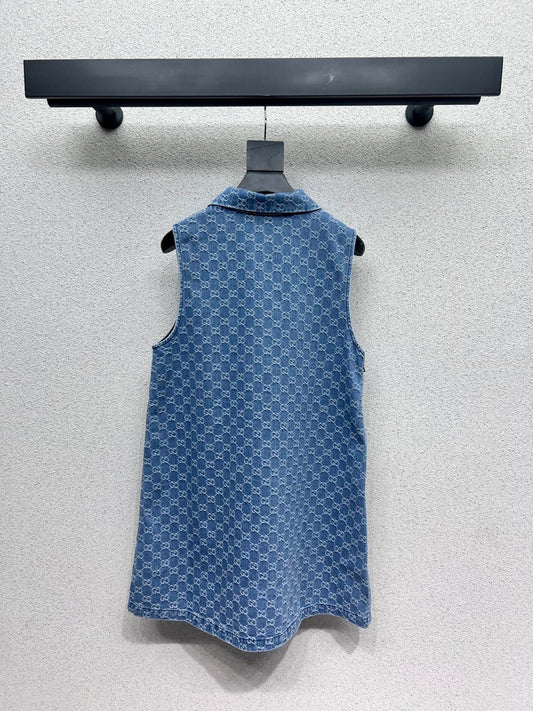 Guc 25fw denim dress