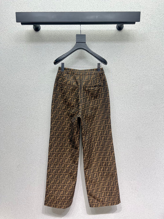 Fend 25fw jacquard pants