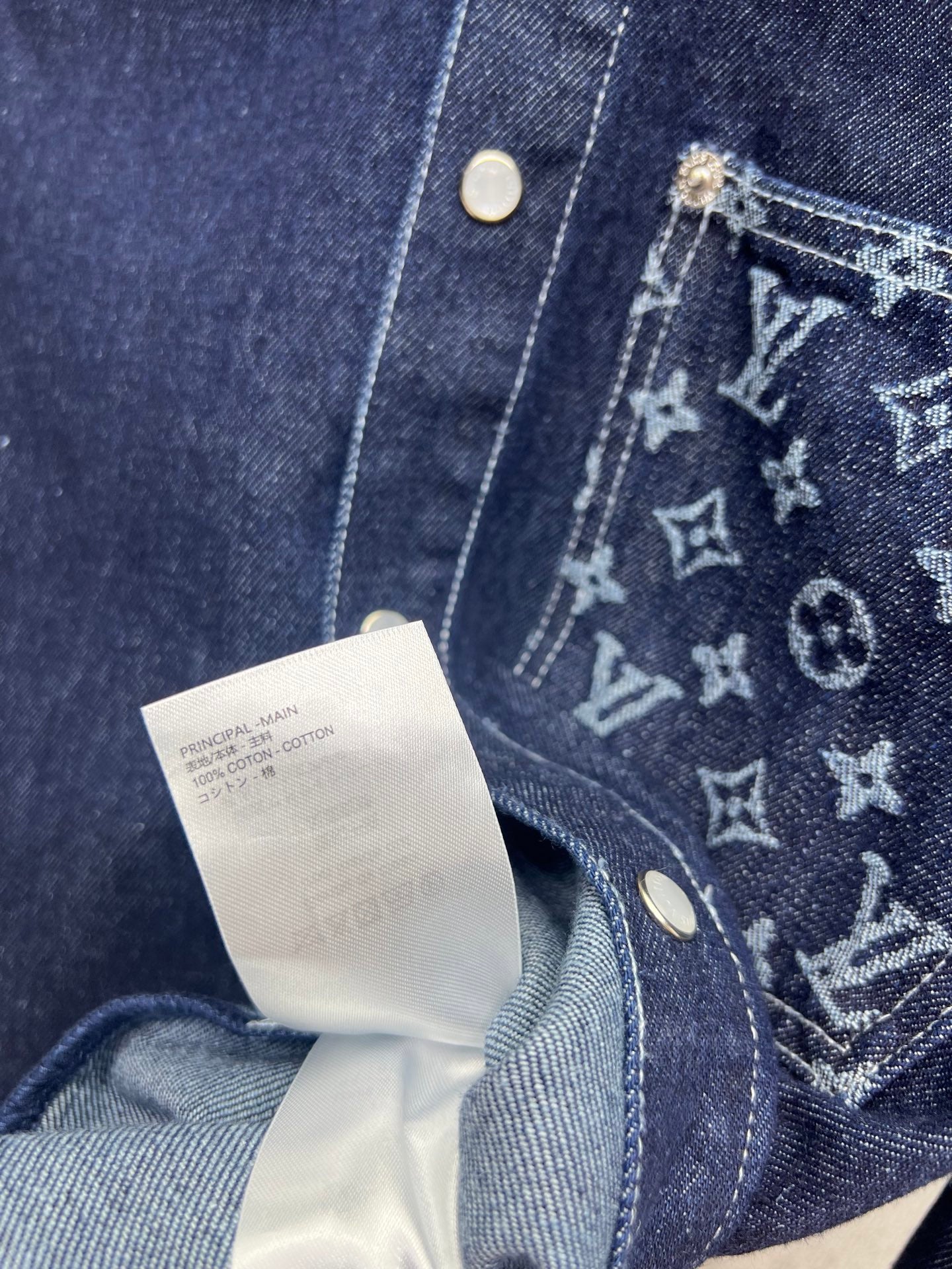 louis 25fw denim shirt