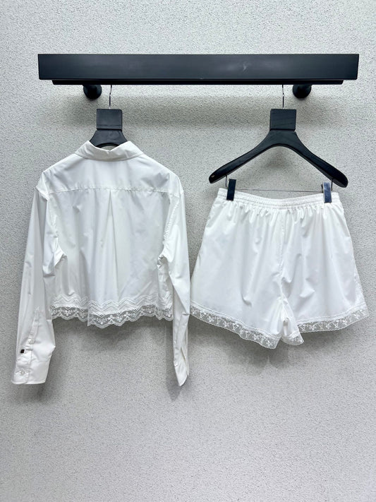 louis 25fw lace suit