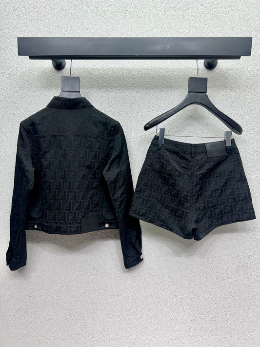 fend 25fw jacquard suit