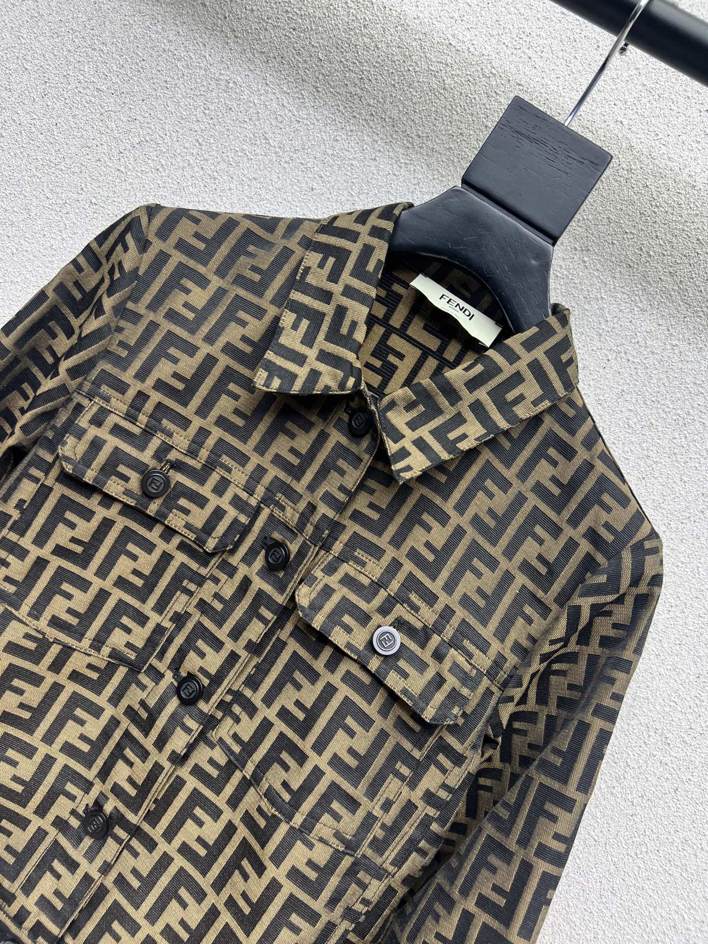 fend 25fw jacquard suit