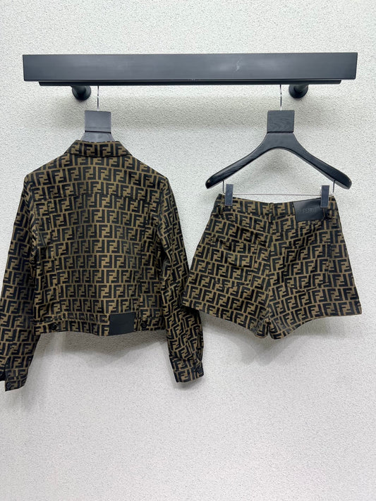 fend 25fw jacquard suit