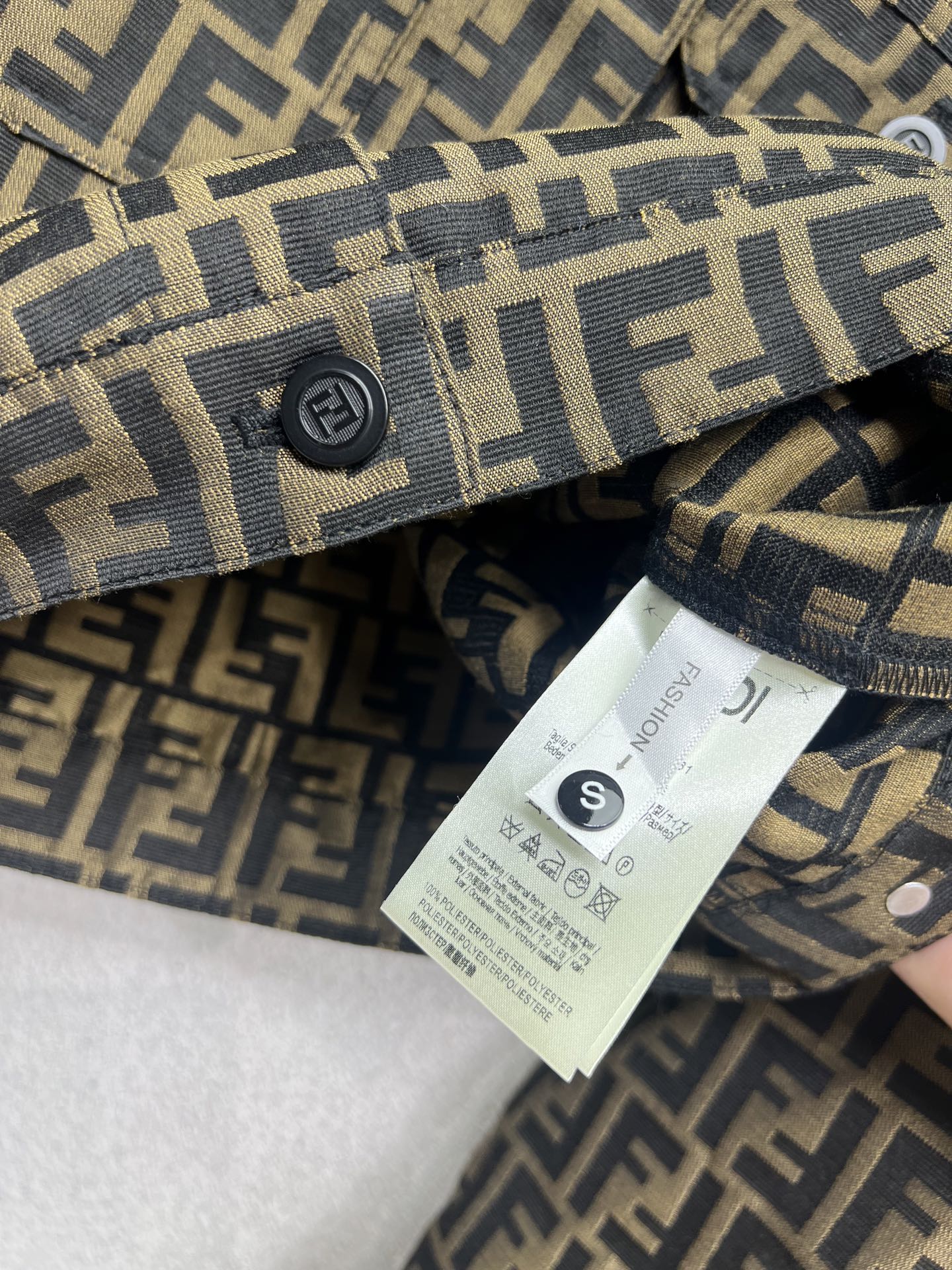 fend 25fw jacquard suit