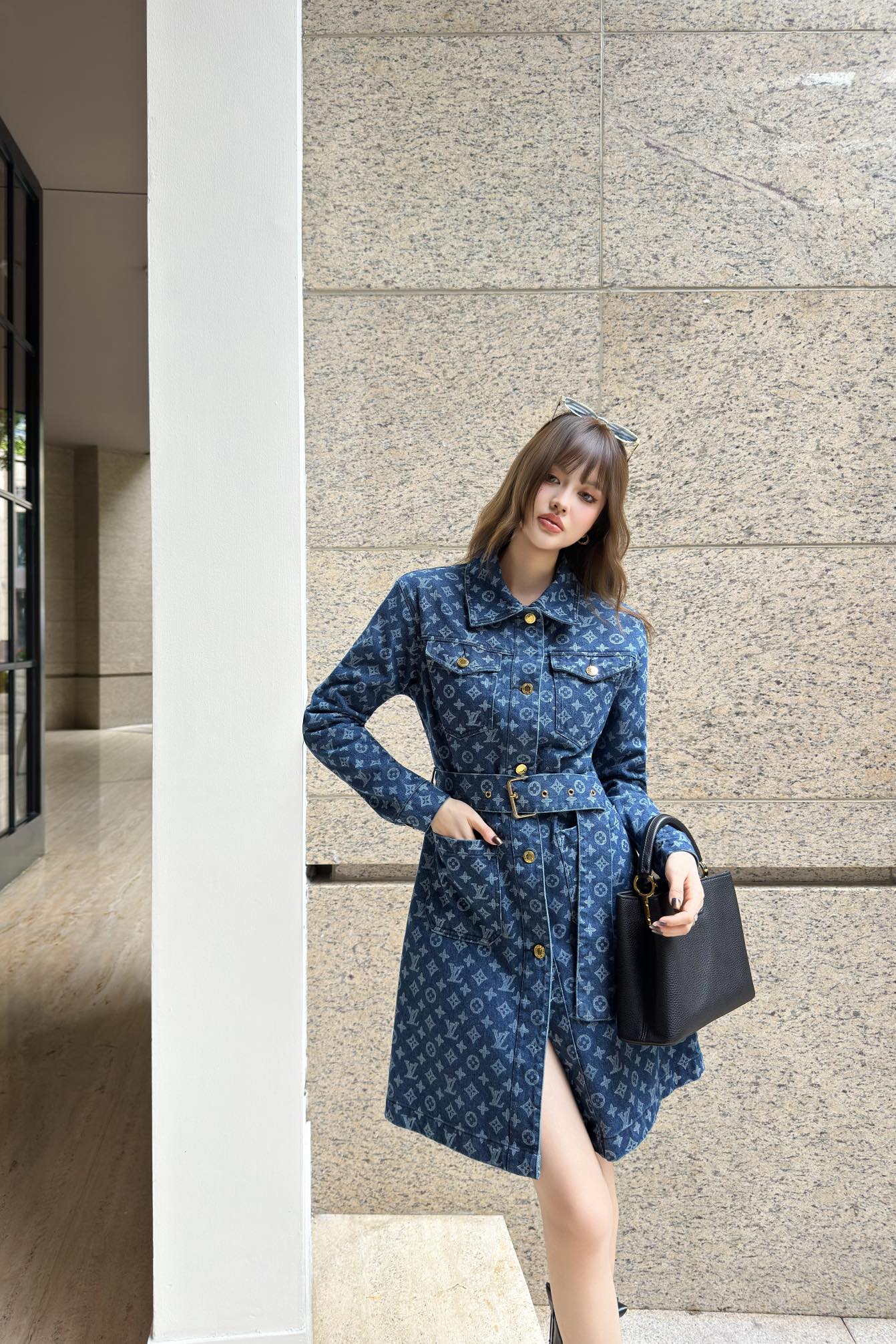 Louis 25fw denim dress