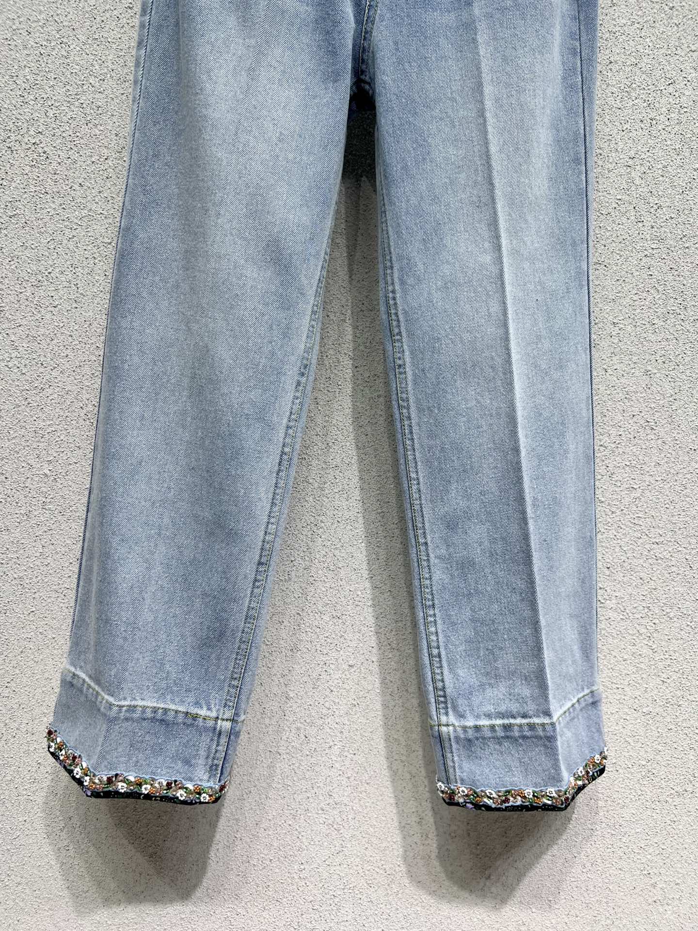 Val 25fw beaded jeans