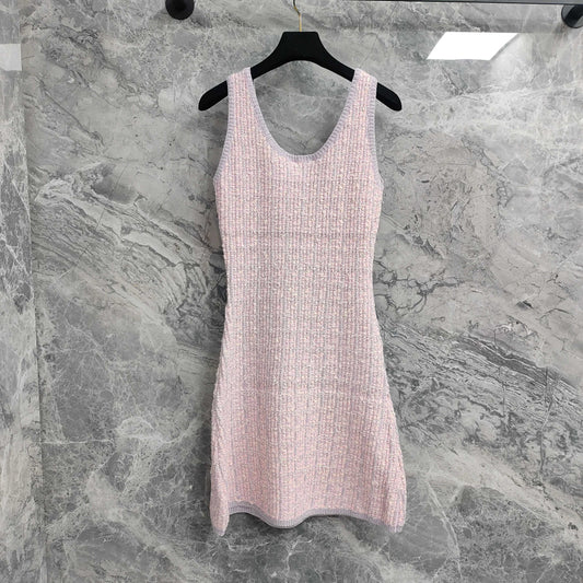 Chan 25ss beaded dress