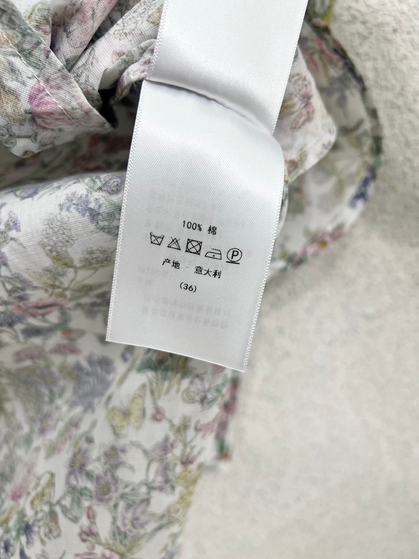 CD 25fw printed shirt