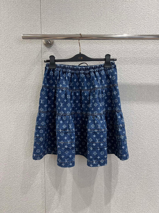 Louis 25fw denim skirt