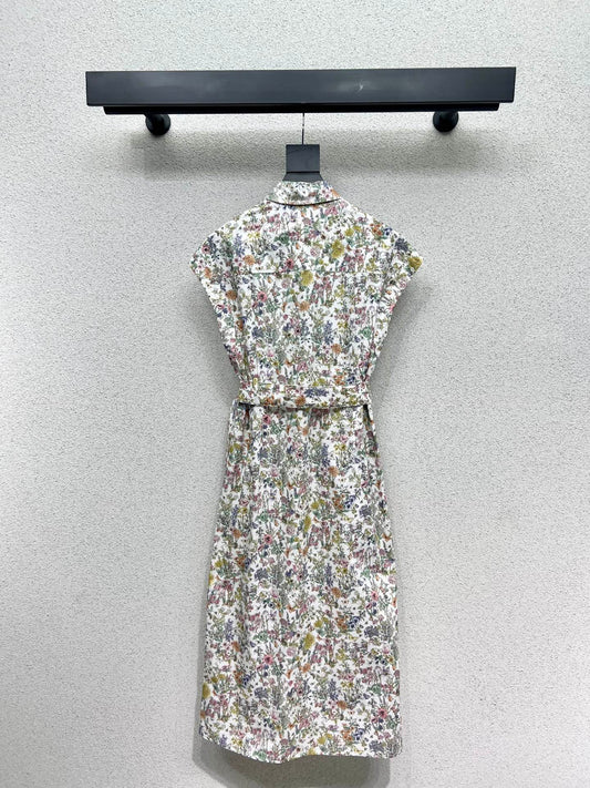 CD 25fw printed dress