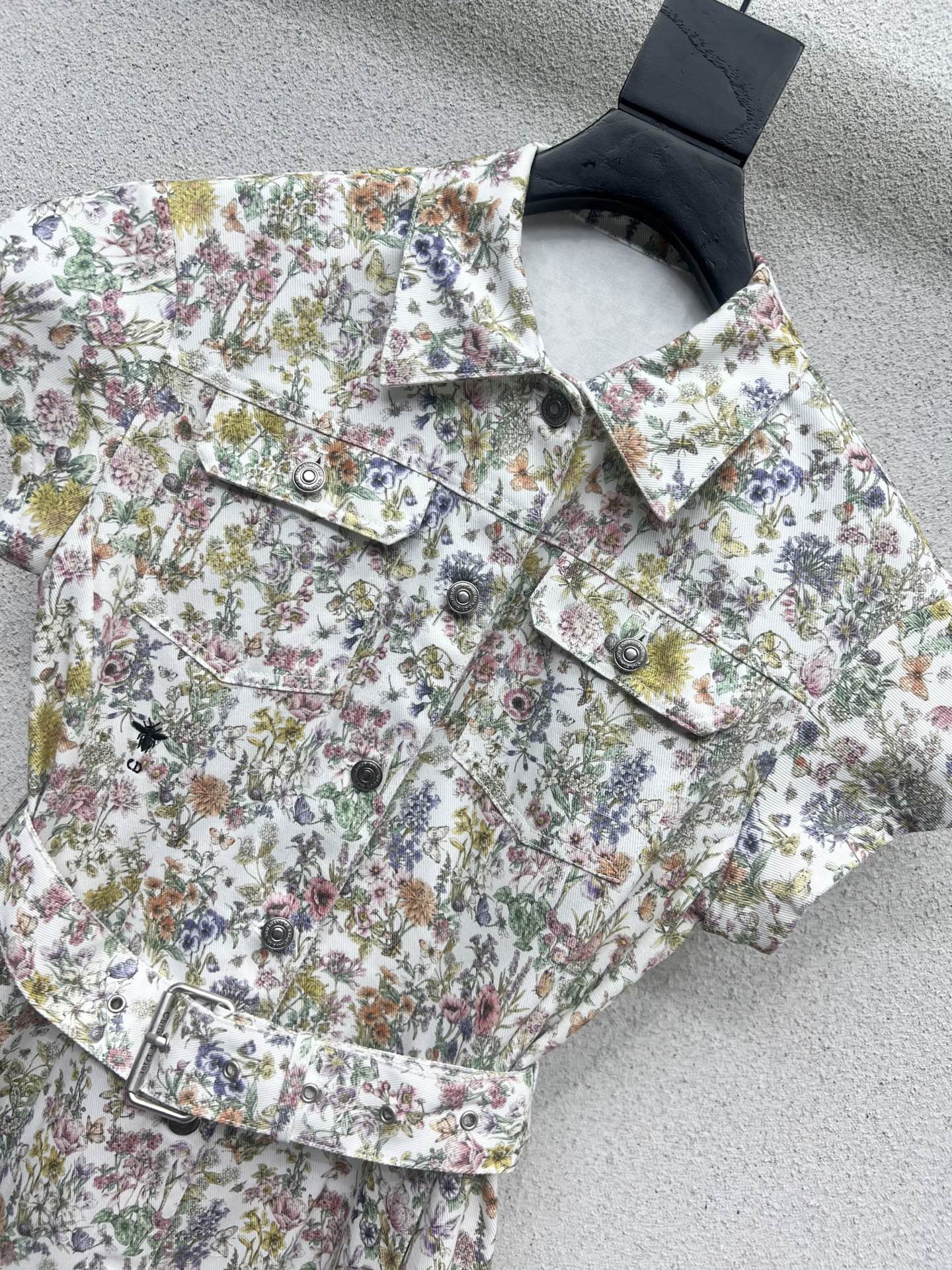 CD 25fw printed dress
