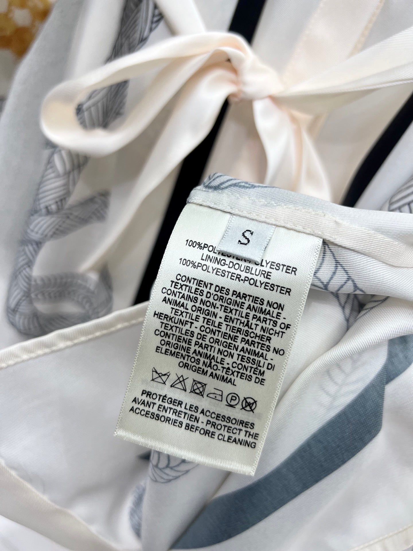 Herm 25fw printed dress