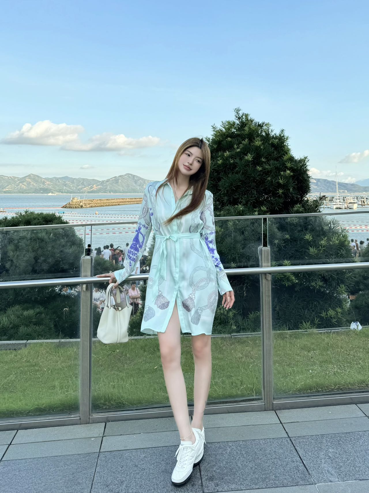 Herm 25fw printed dress