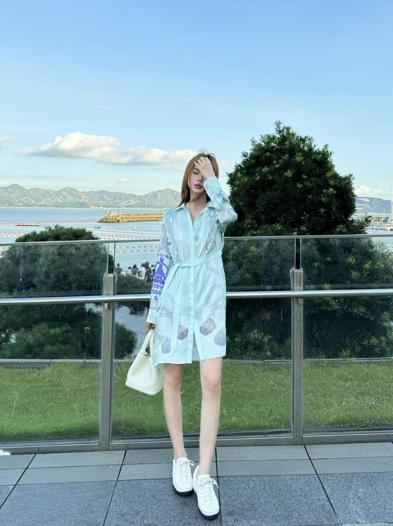 Herm 25fw printed dress