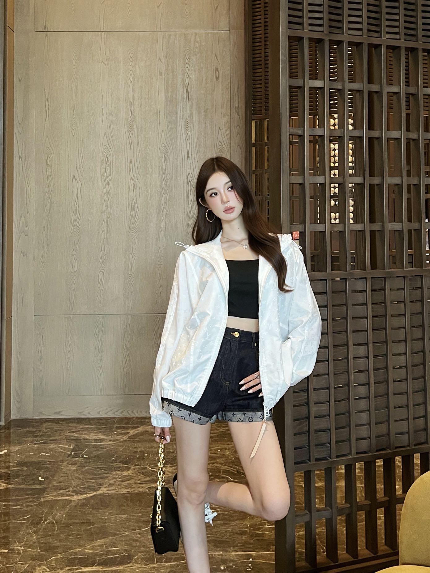 Louis 25fw printed jacket