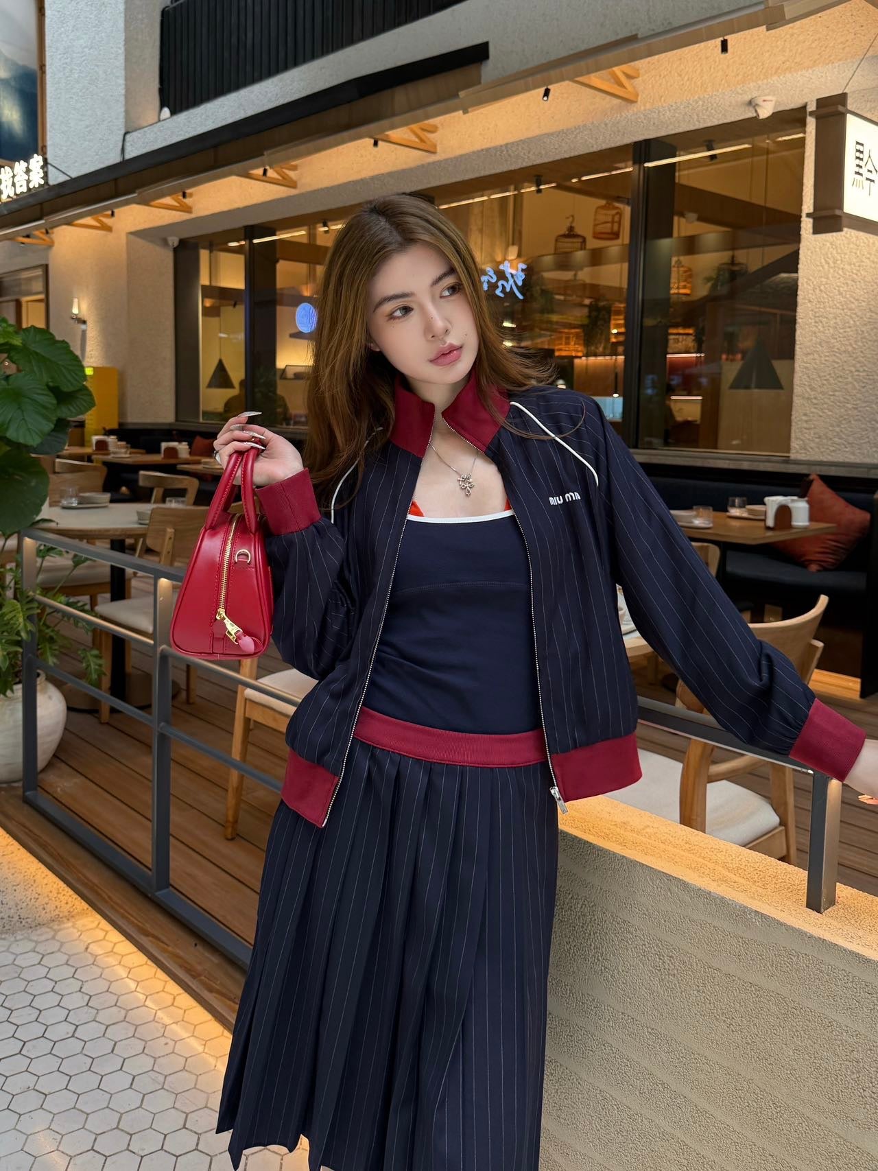 Miu 25fw pleated skirts