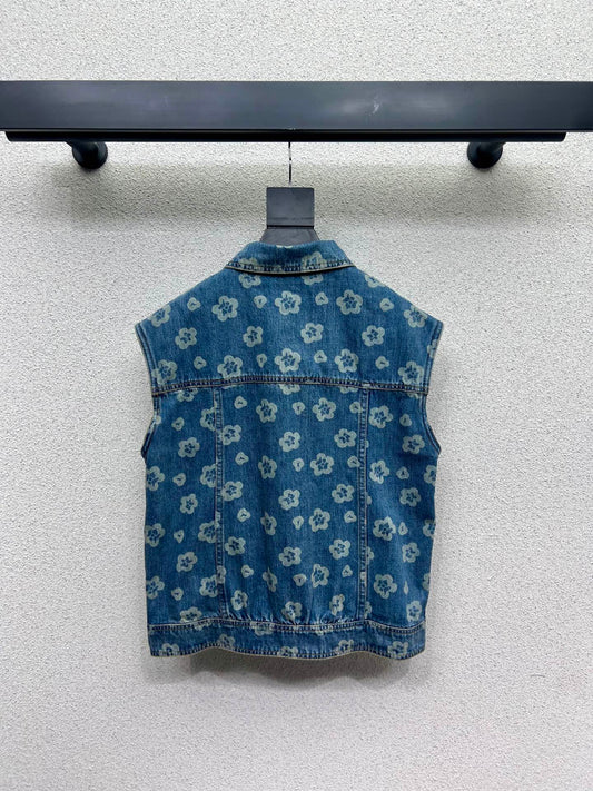 Chan 25fw printed vest
