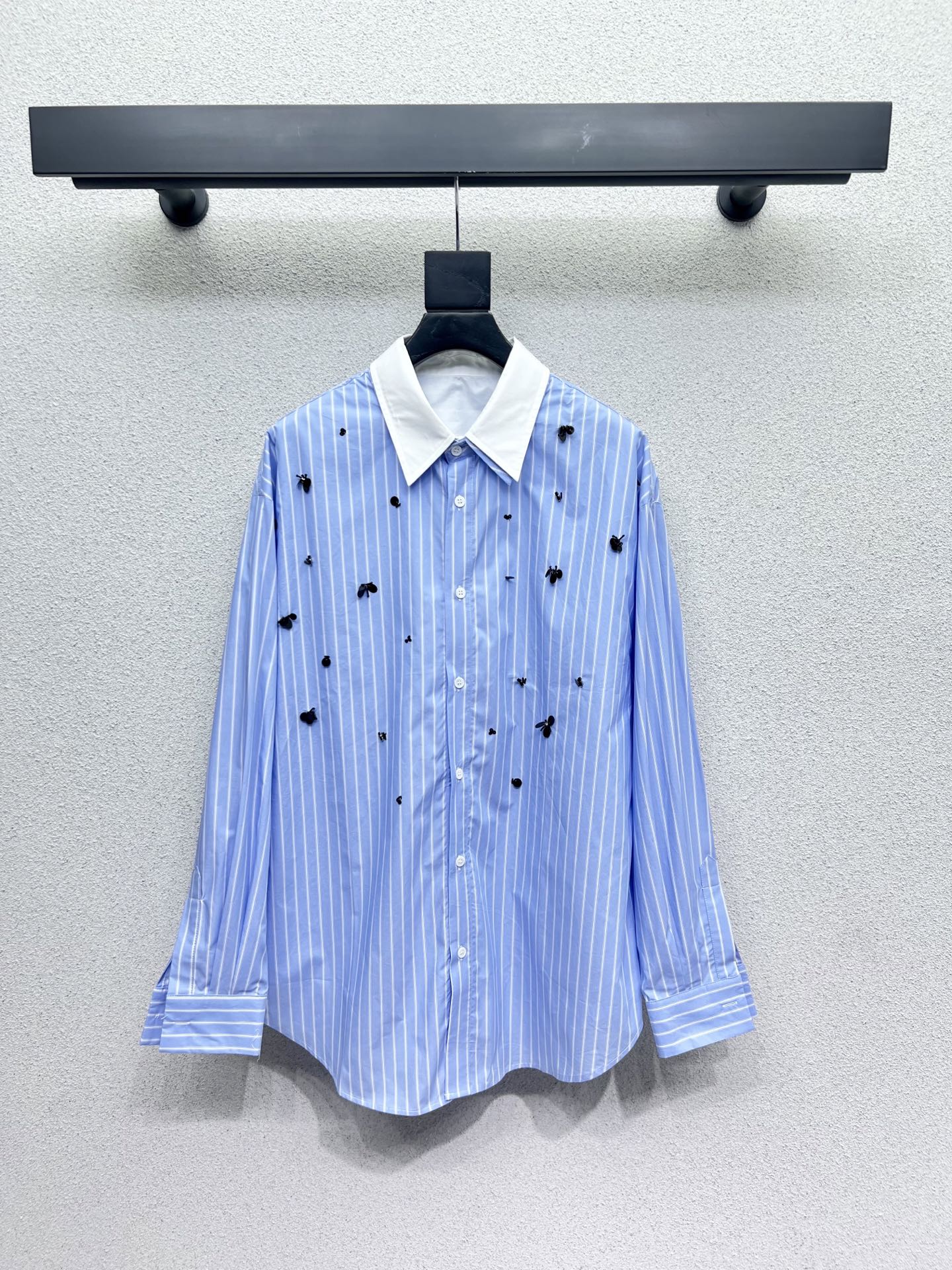 Miu 25fw striped shirt